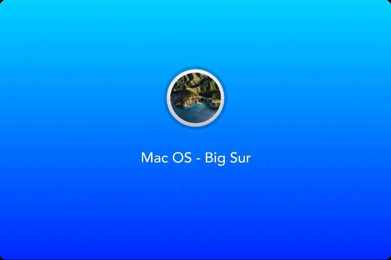 Mac OS - Big Sur UI Kit