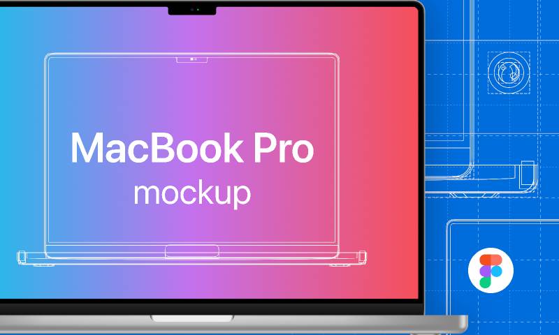 MacBook Pro Mockup Figma Template