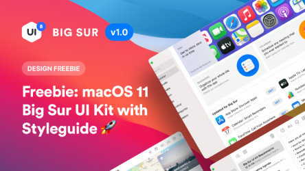 macOS Big Sur UI Kit figma