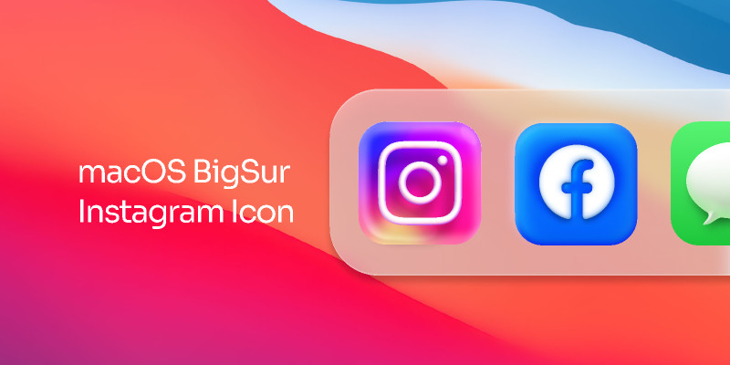 macOS BigSur Inspired Instagram Icon figma