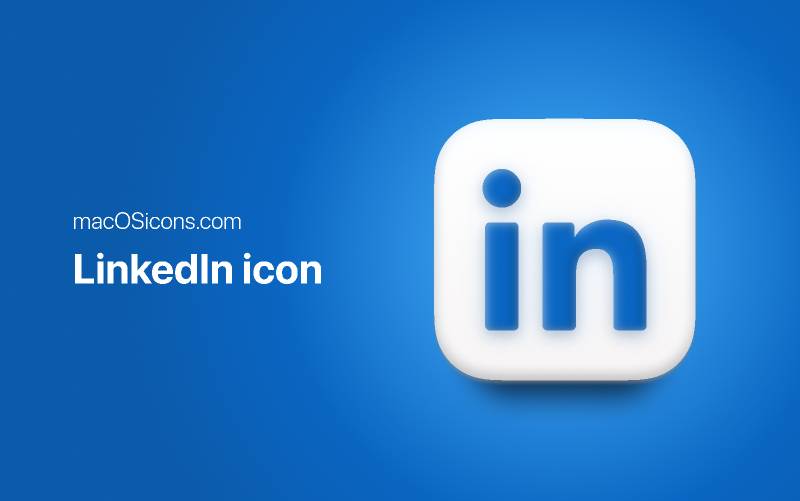 MacOS LinkedIn icon Figma Template