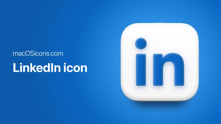 MacOS LinkedIn icon Figma Template