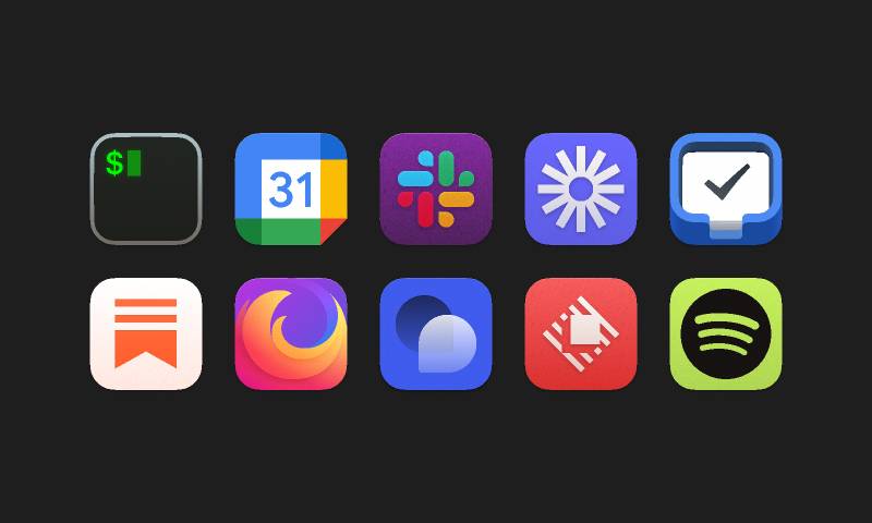 macOS Squircle Icons Figma UI collection