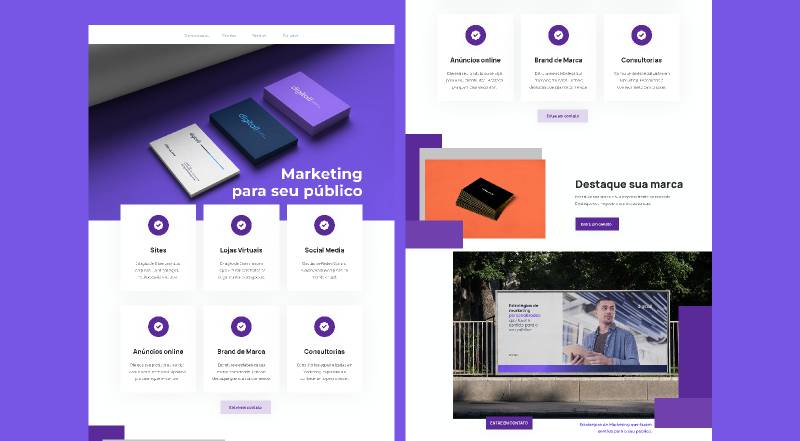 Marketing Agency Landing Page Figma Template