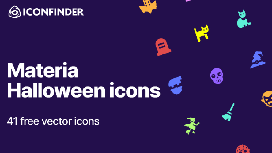 Materia Halloween icons