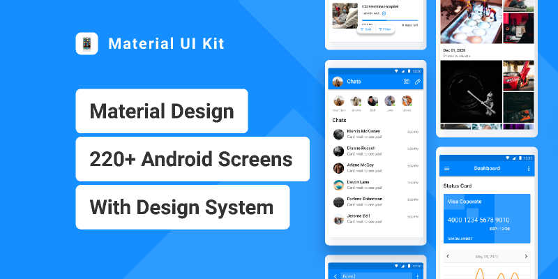 Material UI Kit for Android Figma