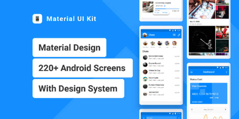 Material UI Kit for Android Figma