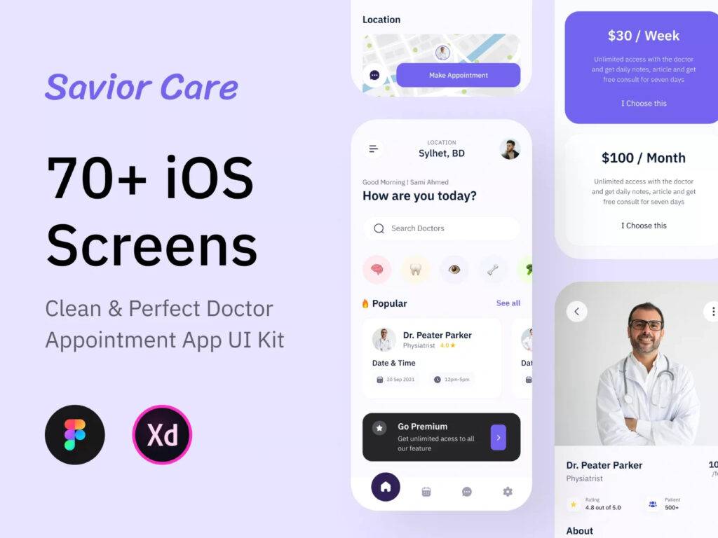 Medical App UI Kit