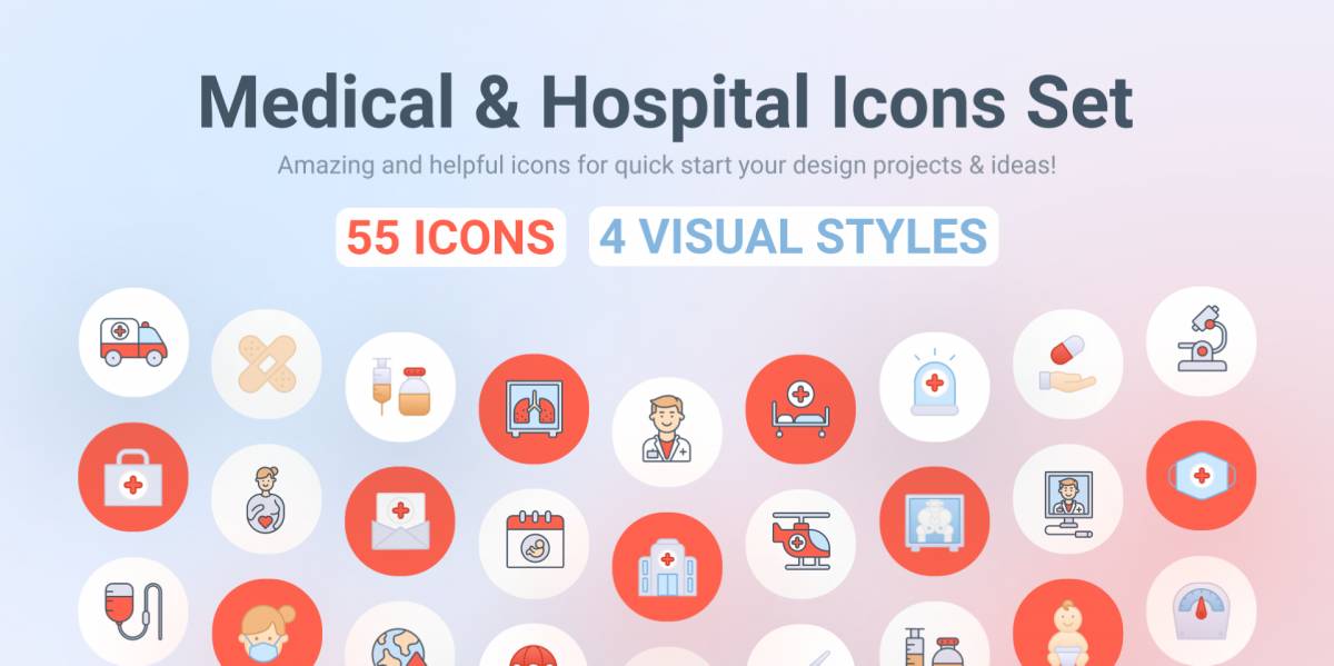 Medical & Hospital Icons Set Figma Free Download