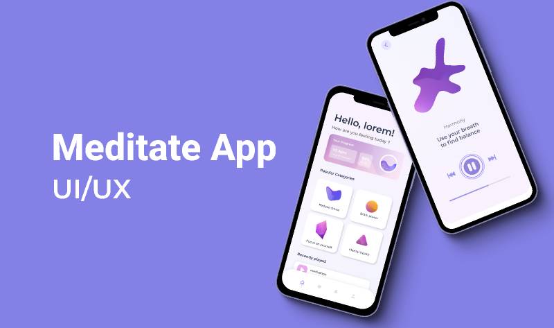 Meditation App Figma Template