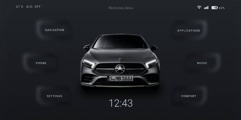 Mercedes Infotainment Concept
