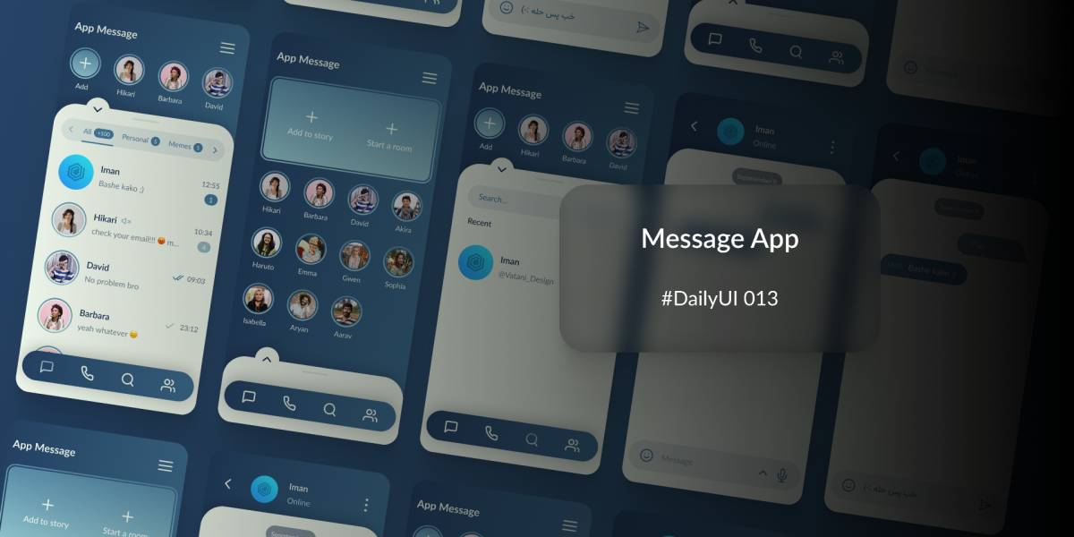 Message App Figma Template