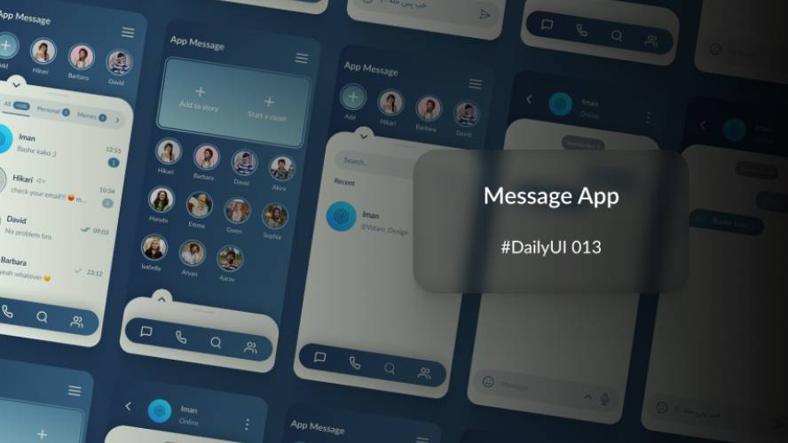 Message App Figma Template