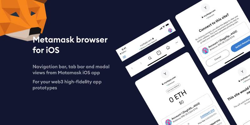 Metamask Browser for iOS Figma Ui Kit