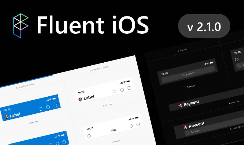 Microsoft Fluent iOS Figma design system