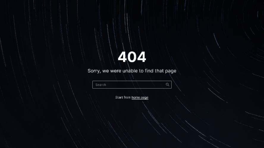 Minimal 404 Page Figma Template Free Download