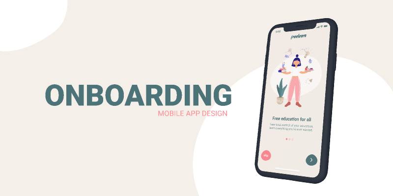 Mobile app onboarding Figma Template