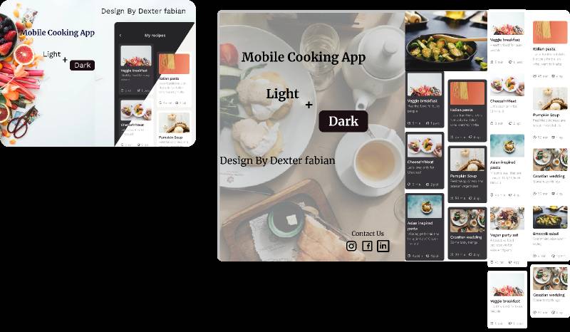 Mobile Cooking Figma mobile app