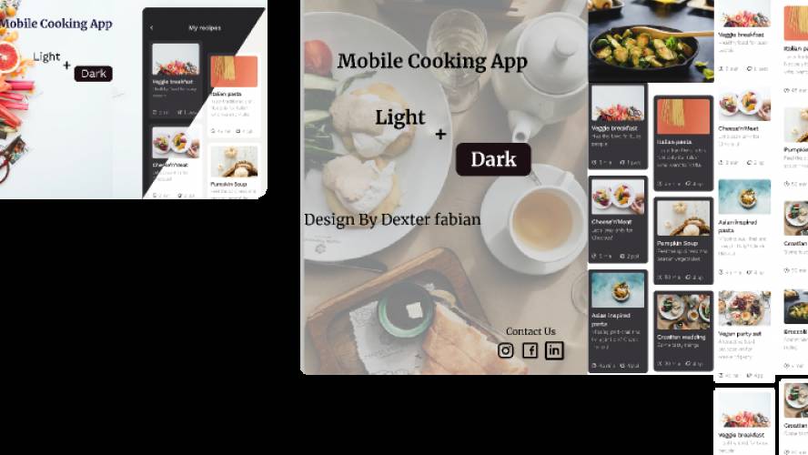 Mobile Cooking Figma mobile app