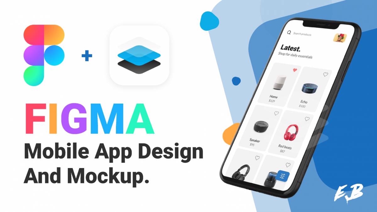 Mobile Shopping Mockup Figma Template