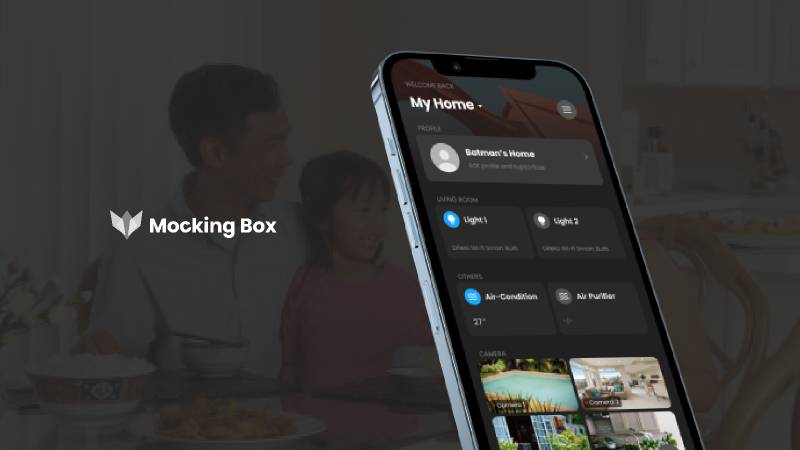 Mocking Box - Smart Home Concept Figma Template