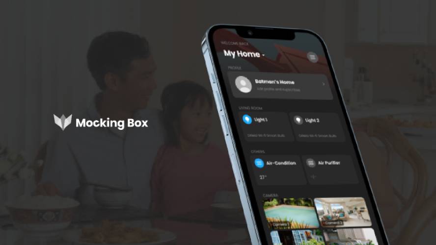 Mocking Box - Smart Home Concept Figma Template