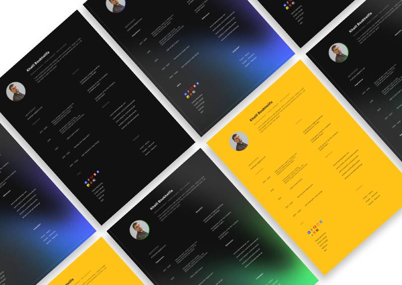 Modern & Clean Resume - Figma Resume Template