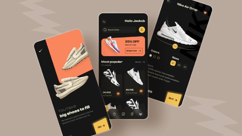 Modern e-commerce Mobile App - Figma Mobile Template