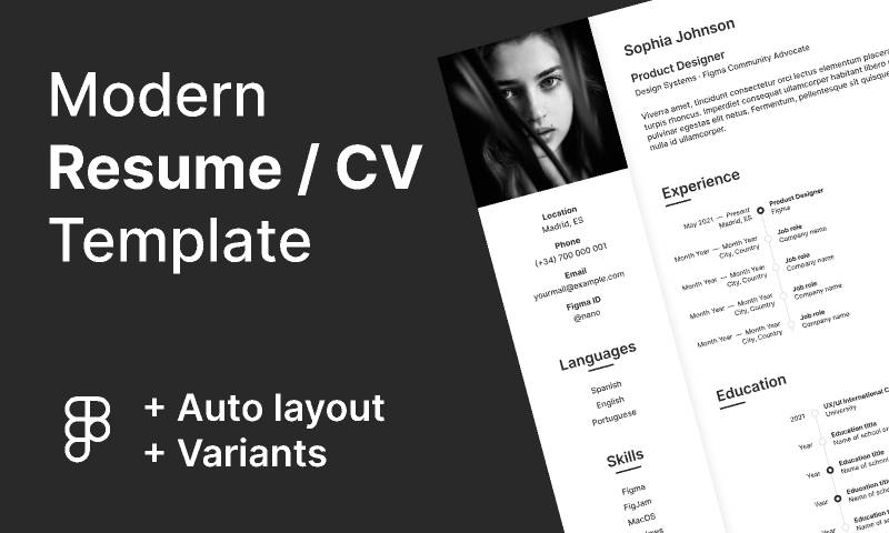 Modern Resume/CV Template