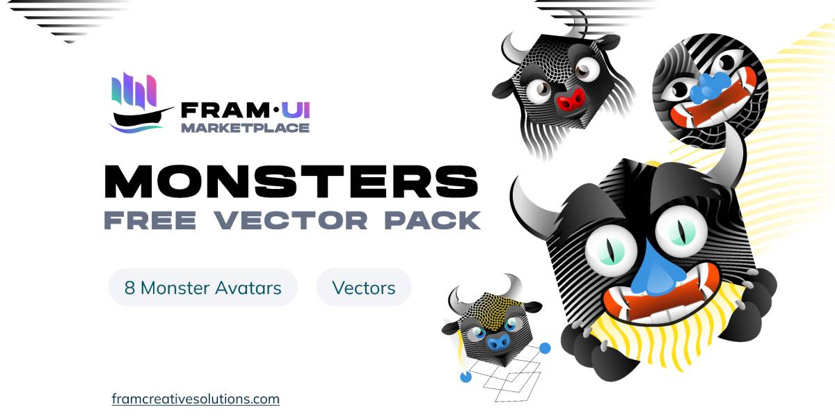 Monster Avatars Vectors Figma Free Download
