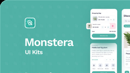Monstera UI Kit Figma Free