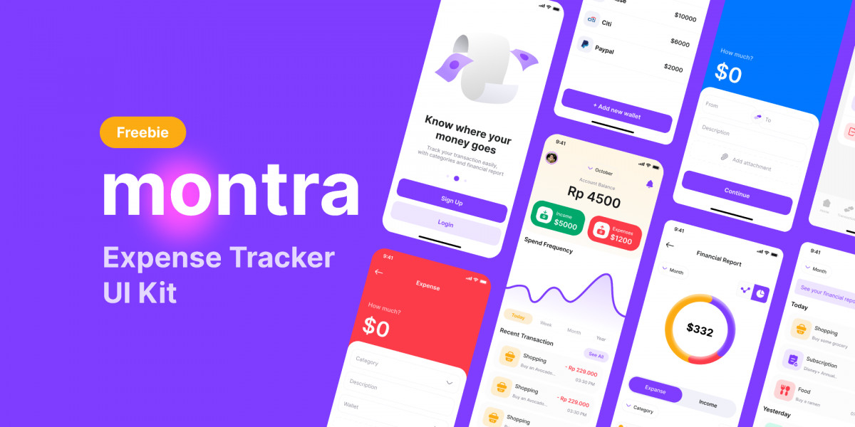 Montra - Expense Tracker UI Kit Figma