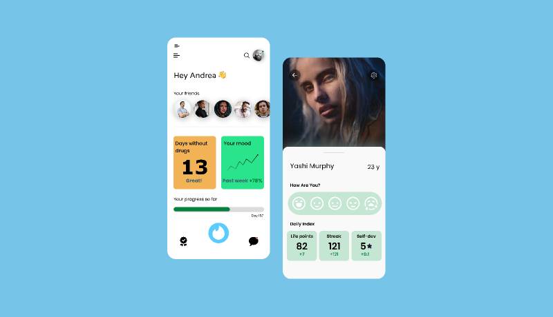 Mood Tracker Figma Mobile Template