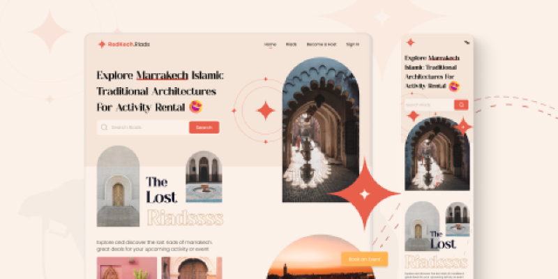 Moroccan Islamic Real Estate Website Template