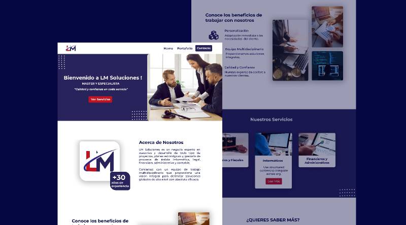 Msolutions Company Figma Website Template