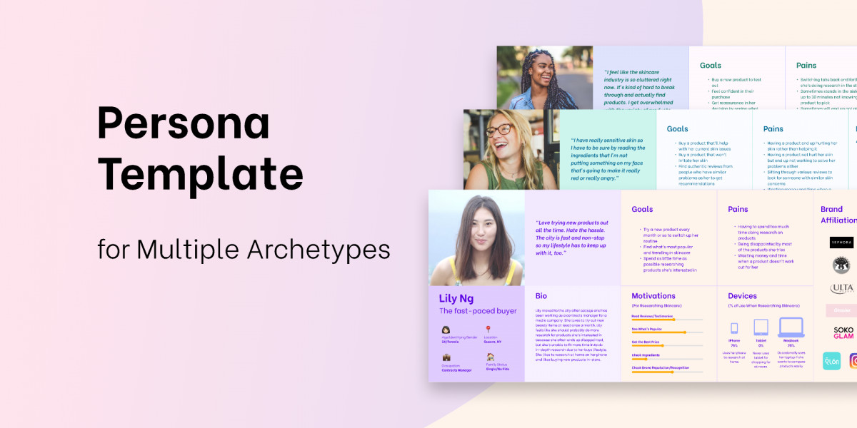 Multiple Personas Template Design Figma