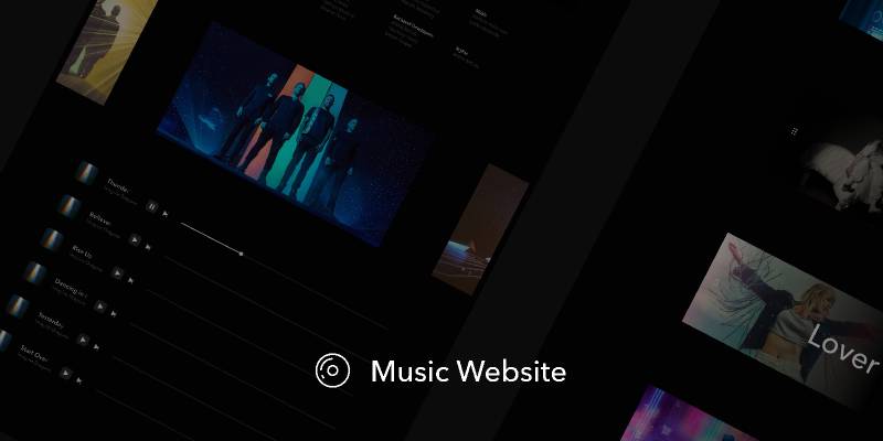 Music fun Website figma
