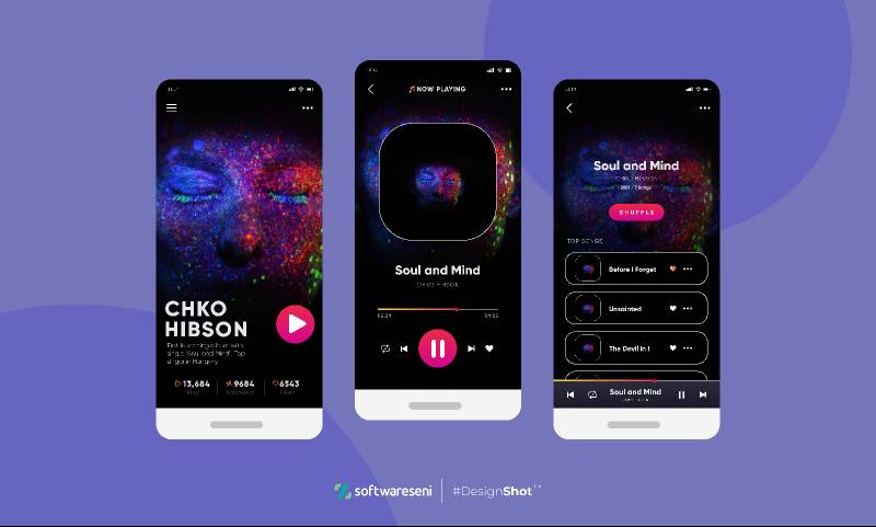 Music Player - Free Figma Mobile Template