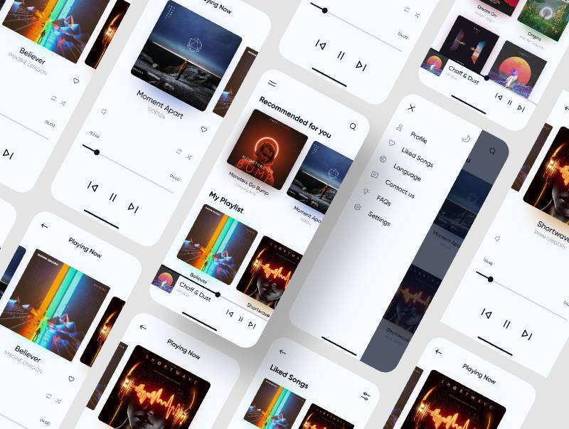 Music Player UI KIT? figma