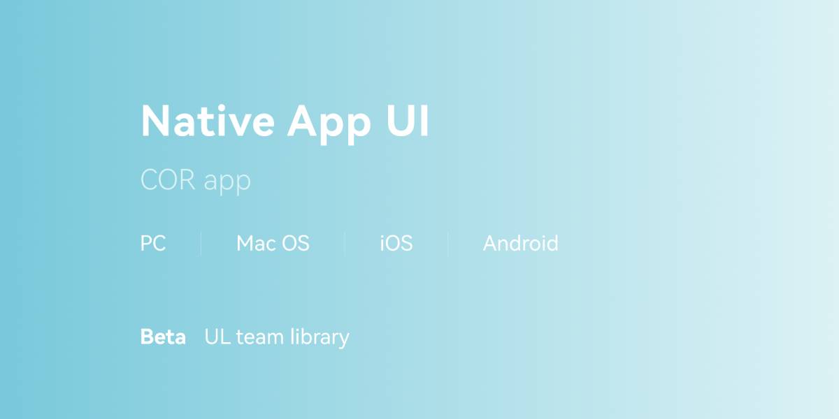 Native App UI Figma free