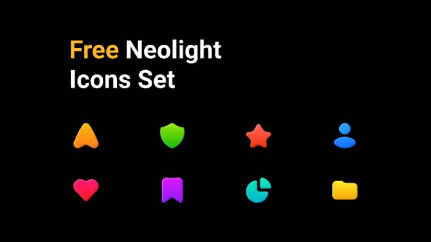 Neolight Icons set - Free Figma