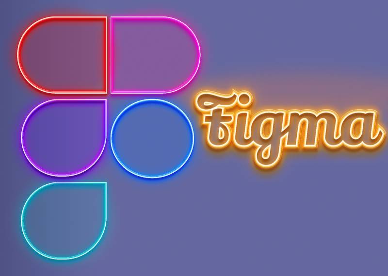 Neon Figma Logo Free