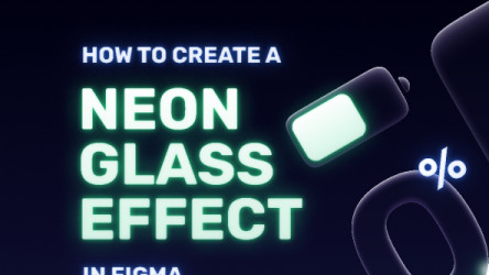 Neon Glass Effect Tutotial figma