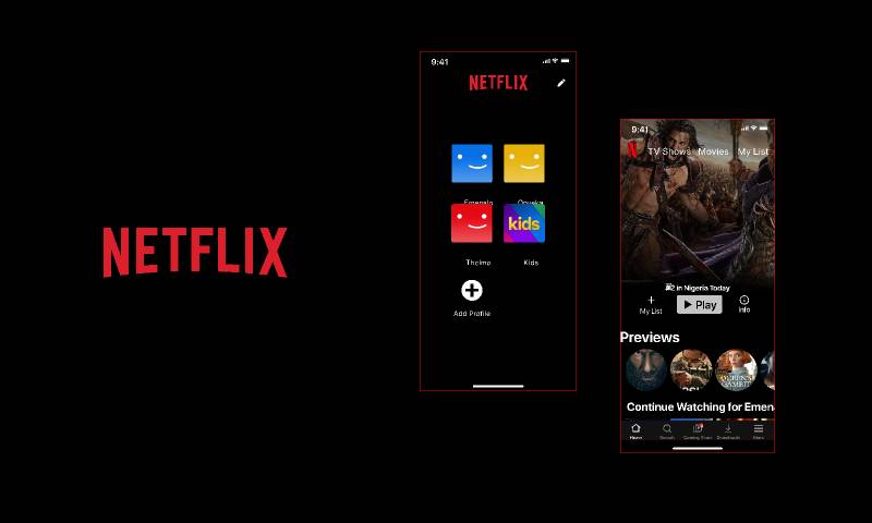 Netflix Figma templates