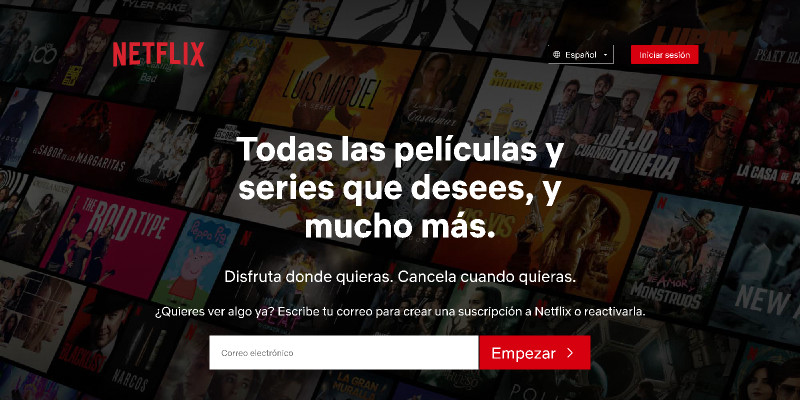 Netflix Landing Page Figma Free