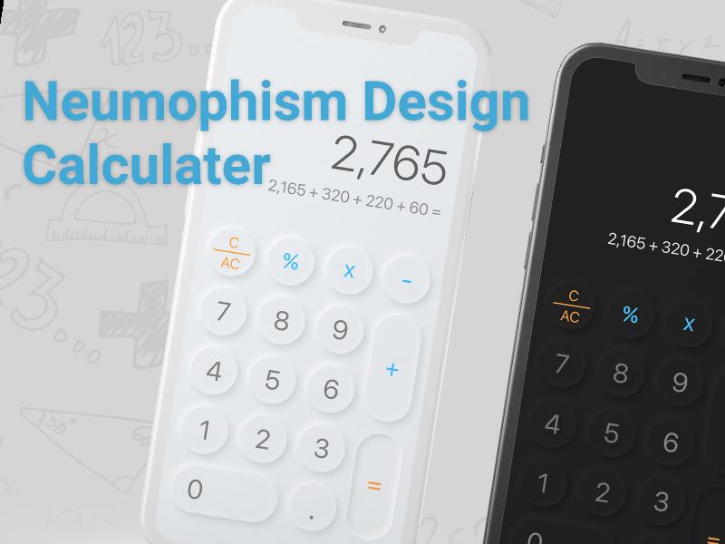 Neumophism Design - Calculater