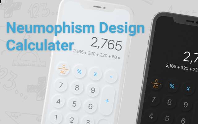 Neumophism Design - Calculater