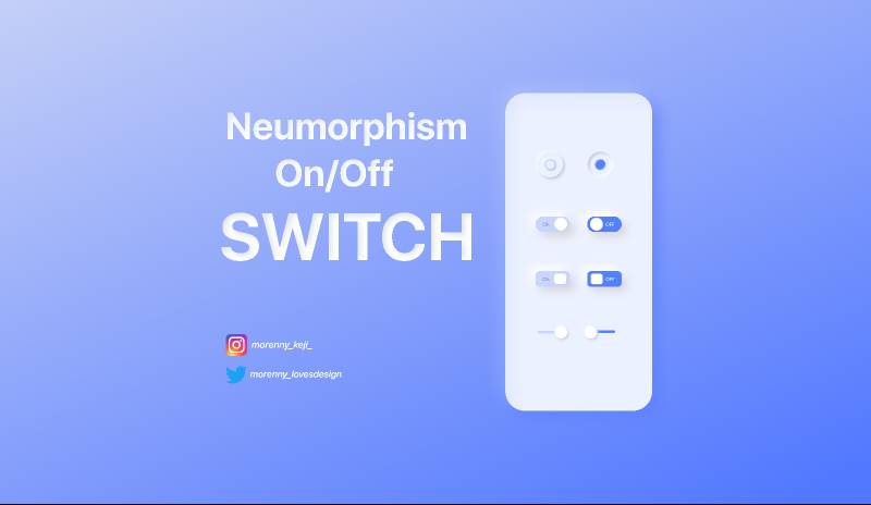 Neumorphism design Figma Template