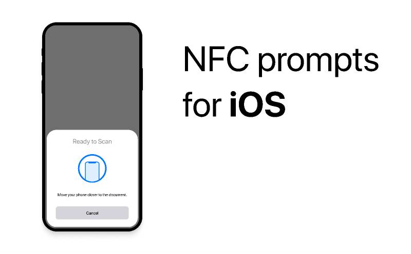 NFC prompts for iOS Figma Template