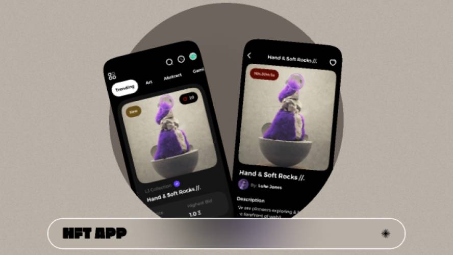 NFT App Figma Mobile Template